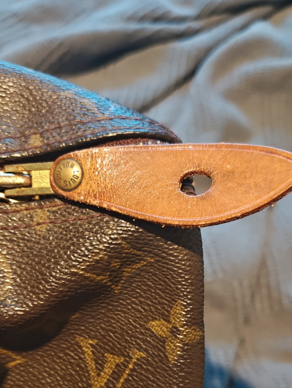 Louis Vuitton Brown Monogram Canvas Top-Handle Bag - Picture 11 of 12